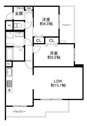 【間取り】 | 東南角部屋・陽当り＆通風良好・２面バルコニー・Ｒ８年９月上旬室内改装完了予定
