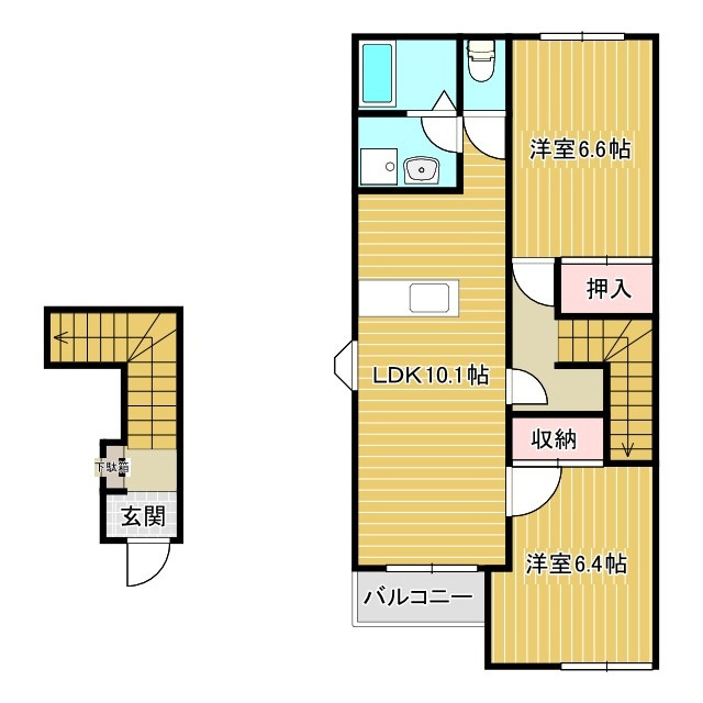 GreenTownⅡの間取り