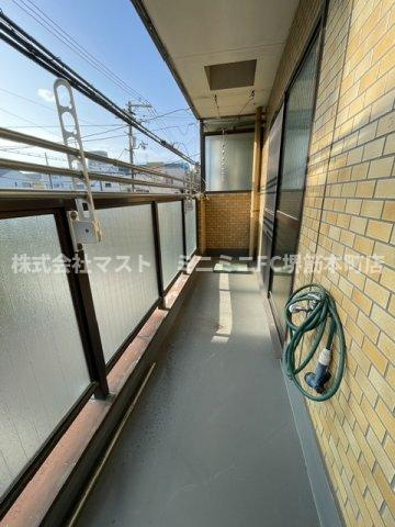 豊崎6丁目のバルコニー