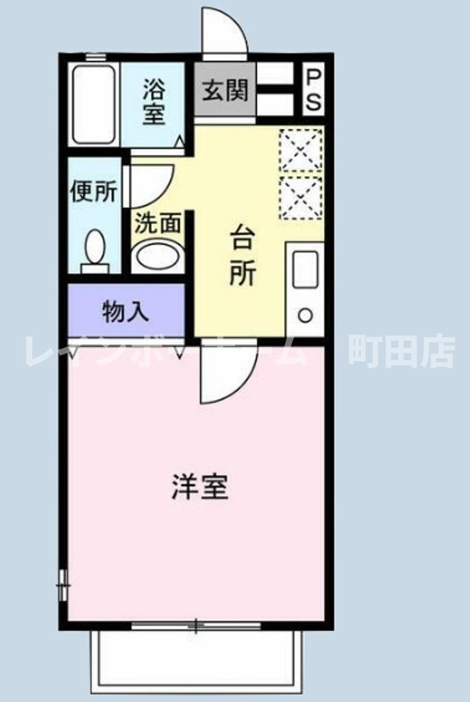 ステュディオ21※初期費用分割後払いサービス利用可能物件の間取り