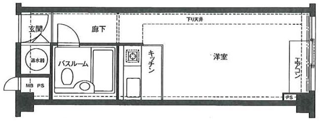 【間取り】 | ファミールハイツ北大阪3号棟 | 最上階・オーナーチェンジ物件