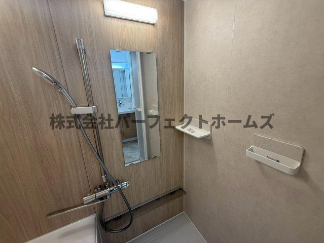山田池パークハイツ1の浴室|落ち着いた空間のお風呂です