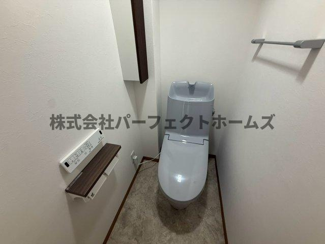 山田池パークハイツ1のトイレ|清潔感のあるトイレです
