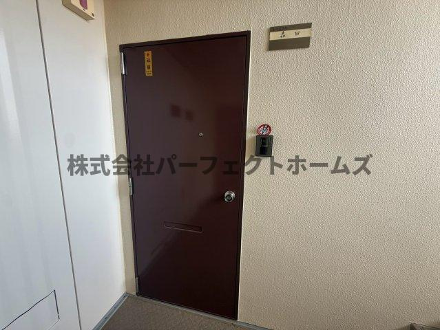 山田池パークハイツ1の玄関|落ち着いた玄関です