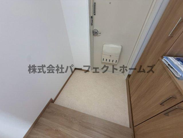 山田池パークハイツ1の玄関|シンプルで使いやすい玄関です