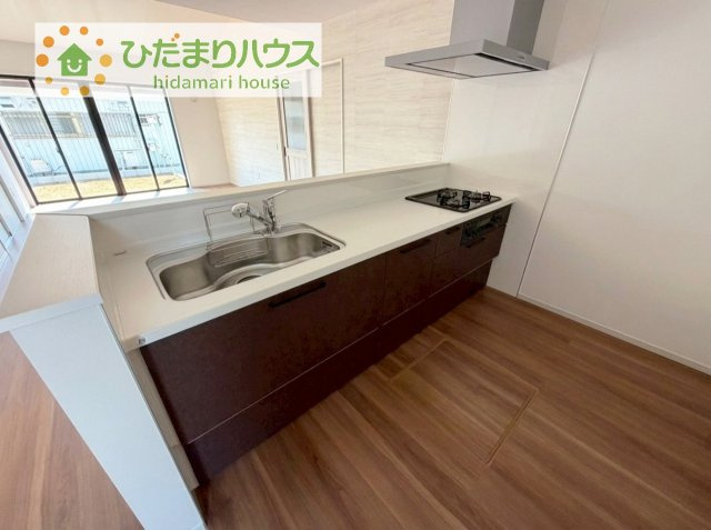 【キッチン】 | 土浦市板谷6期　新築戸建 | 料理をしながらでも、ご家族との会話を楽しめる対面式キッチン♪