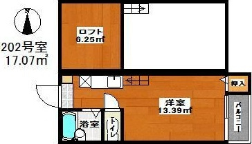 ハーバーヒルズIの間取り