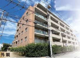 ヒルズ金町の外観