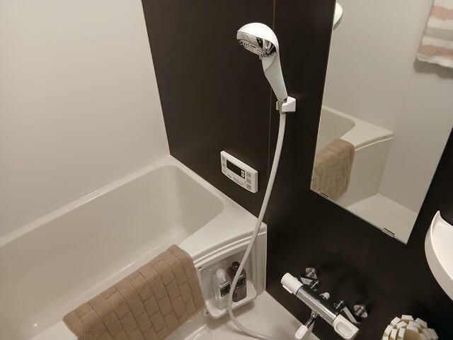 アスコット新田東の浴室