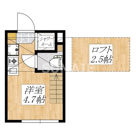 ハーモニーテラス豊島Ⅴの間取り|間取りです