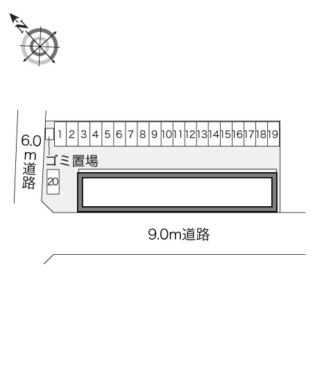 レオパレスメルベーユの地図