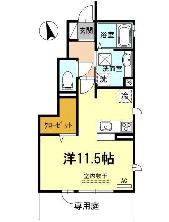ラ・ルーチェ807A棟の間取り