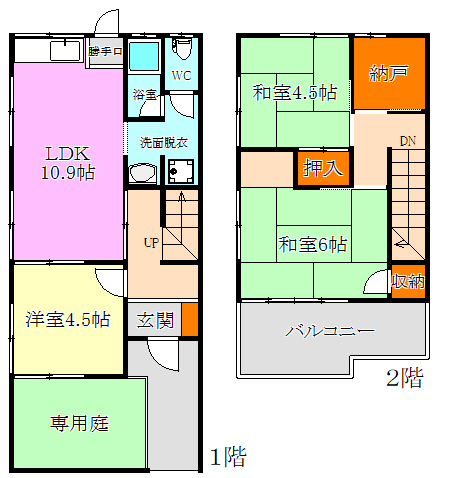 千鳥が丘１丁目貸家