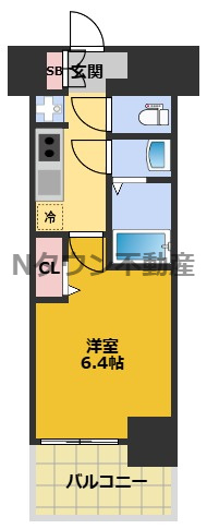 【間取り】 | プレリス太閤通セルシア | 間取りです。