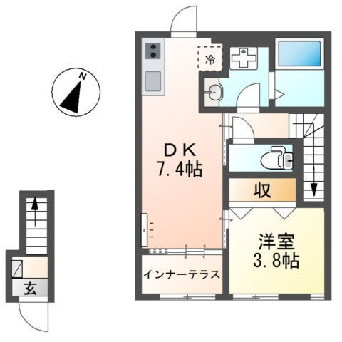 【間取り】 | ヴェリテ昭島(ヴェリテアキシマ)