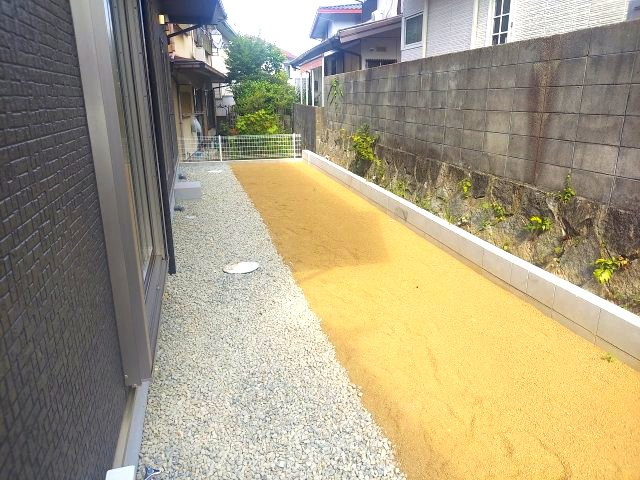 宝塚市光ガ丘2丁目新築一戸建ての庭