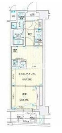 レシオス大阪城SOUTHの間取り