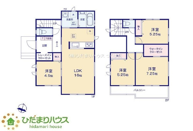 【間取り】 | 水戸市西原1丁目3636番　新築戸建　A号棟 | SIC付で、スポーツ用品やベビーカーも収納できます。