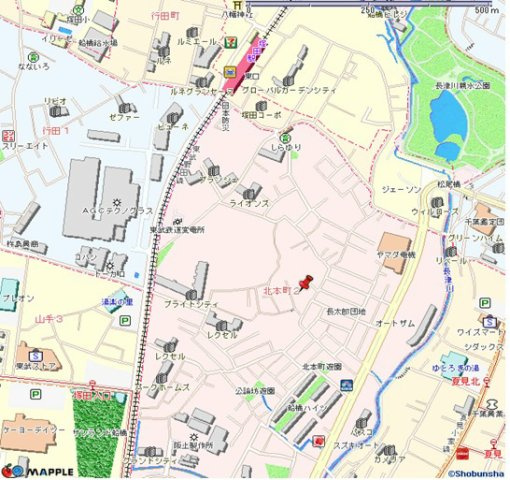 メゾンラヴィーヌの地図