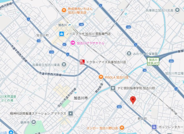 加古川市野口町坂元（全3棟）3号棟の地図