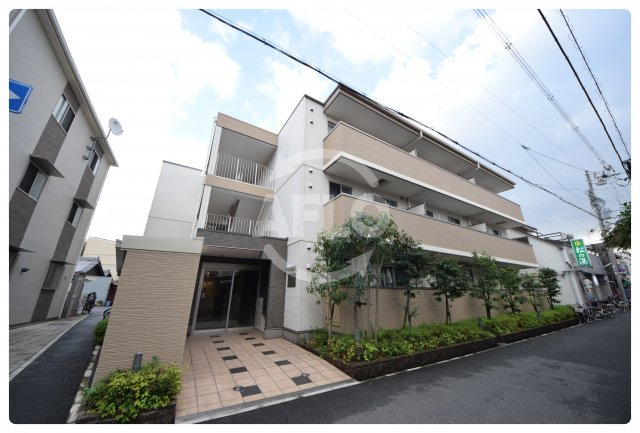 パールコート今里(神路小学校区)の外観パース|パールコート今里　外観パース