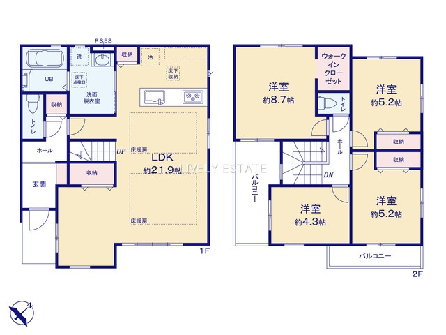 越谷市千間台東2丁目 新築分譲住宅