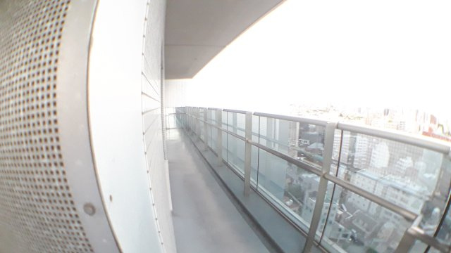 文京区後楽２丁目の賃貸マンションのバルコニー