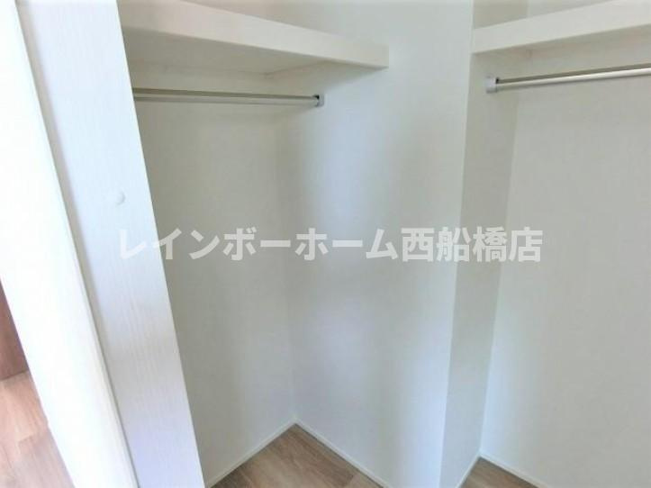 習志野市香澄２丁目のアパートの収納