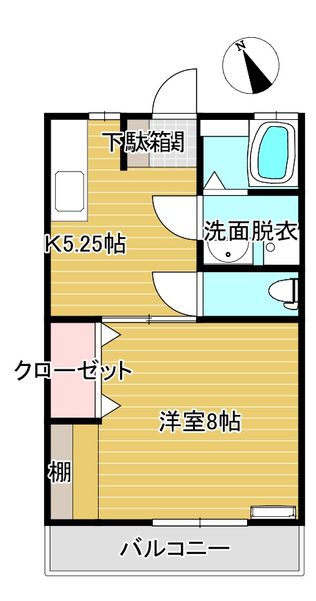 ユニオンレストⅡの間取り