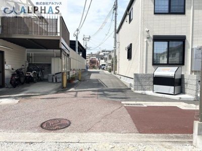 【前面道路含む現地写真】 | 明石市大蔵町　建築条件無し土地 | ◆閑静な住宅地♪周辺交通量少なめ♪
◆土地183.19m2（55.41坪）