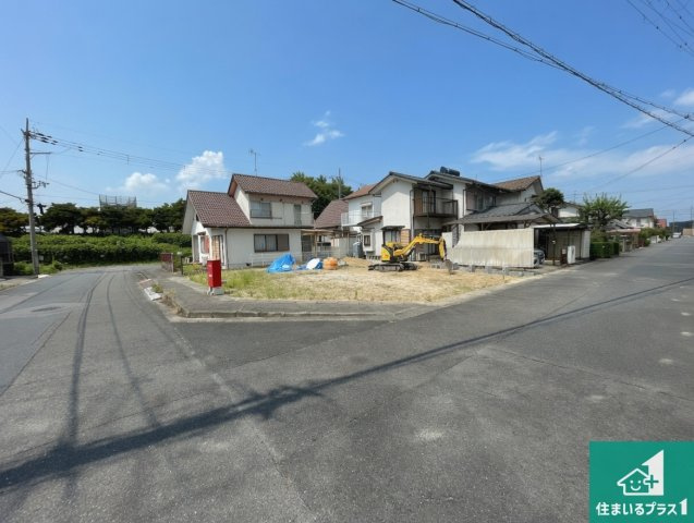 ★野洲市三上　第1期　新築一戸建ての前面道路含む現地写真|現在の進捗状況です！順調に作業進行中、完成が待ち遠しいです！詳細の間取り等、お気軽にお問い合わせください！