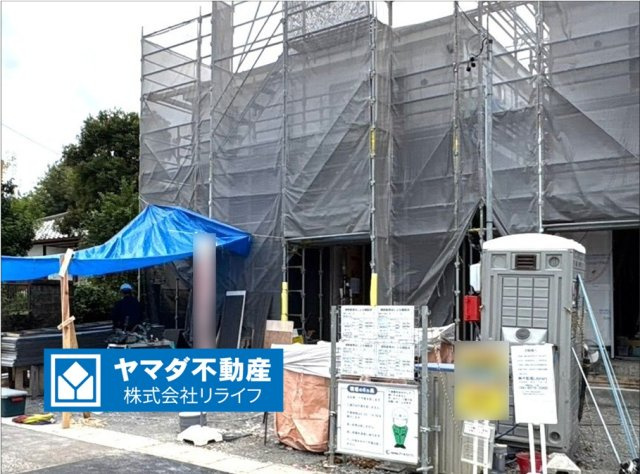 クワイエ　各務原市蘇原菊園町第1　全4区画分譲の外観|「現地（2026年9月10日）撮影」　
■外観写真　
■ヤマダ不動産　株式会社リライフ　