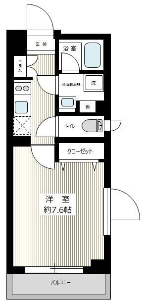 XEBEC下丸子の間取り