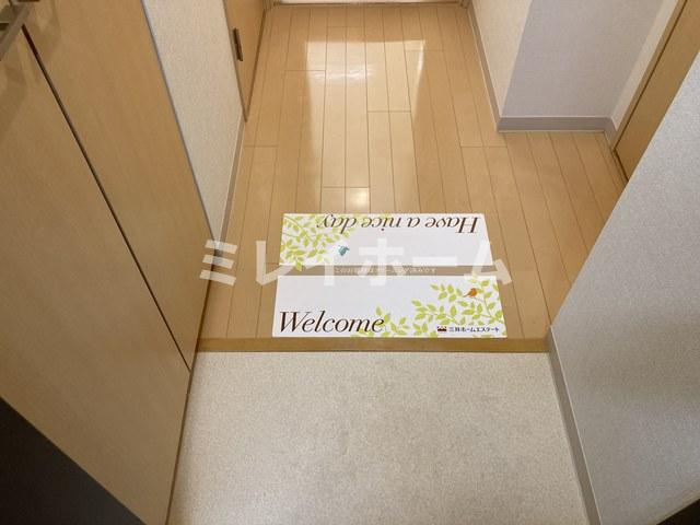 ラインハウス池上の玄関