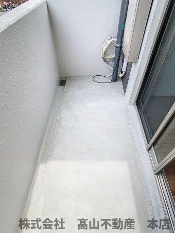 宗像市赤間駅前２丁目の賃貸マンションのバルコニー