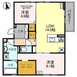 Vier Casa Bの間取り