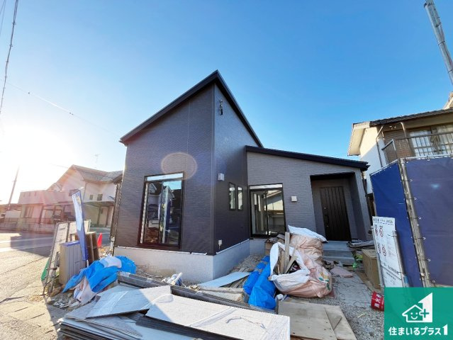 野洲市三上　第1期　新築一戸建ての外観|現在の進捗状況です！順調に作業進行中、完成が待ち遠しいです！詳細の間取り等、お気軽にお問い合わせください！