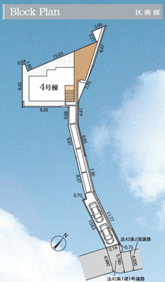 【区画図】 | 藤沢市高倉 新築戸建 全4棟