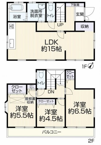 戸建 上尾市大字瓦葺の間取り|4LDK 土地面積100.04m2 建物面積80.19m2