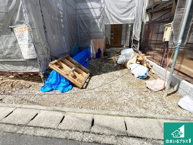 野洲市三上　第1期　新築一戸建ての外観|現在の進捗状況です！順調に作業進行中、完成が待ち遠しいです！詳細の間取り等、お気軽にお問い合わせください！