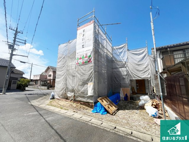 野洲市三上　第1期　新築一戸建ての外観|現在の進捗状況です！順調に作業進行中、完成が待ち遠しいです！詳細の間取り等、お気軽にお問い合わせください！