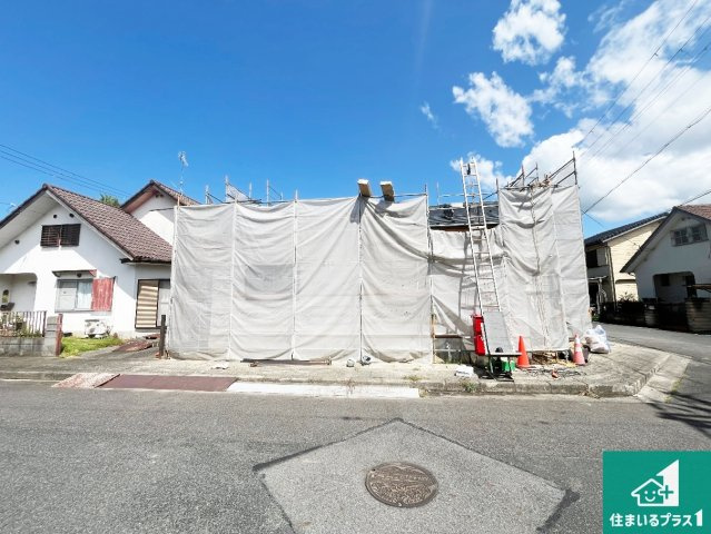 野洲市三上　第1期　新築一戸建ての外観|現在建築中！落ち着いた街並みで新生活を始めることが出来そう！周辺の物件も併せてご紹介させて頂きます！