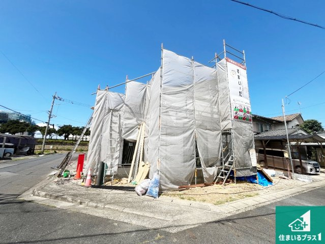 野洲市三上　第1期　新築一戸建ての外観|現在の進捗状況です！順調に作業進行中、完成が待ち遠しいです！詳細の間取り等、お気軽にお問い合わせください！