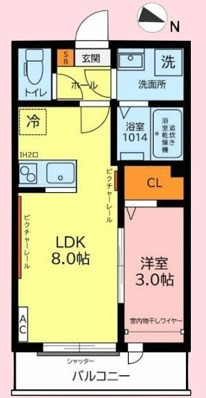 ガーデンヒルズ宮原の間取り
