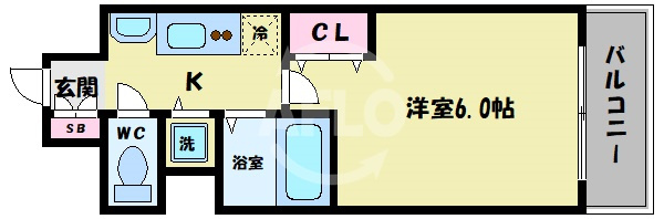 プレサンス中之島公園アティレの間取り|プレサンス中之島公園アティレ　間取り