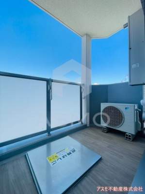 【バルコニー】 | プレサンス谷町九丁目駅前 | 同マンション別部屋　参考写真