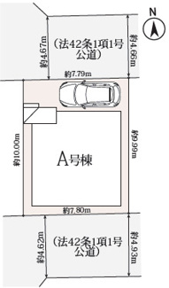 【区画図】 | 高槻市春日町　新築戸建