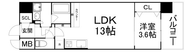 【間取り】 | スプランディッド福島WEST