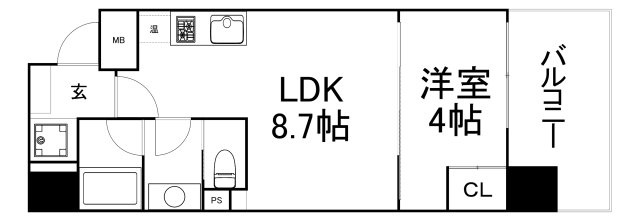 【間取り】 | ブエナビスタ上町