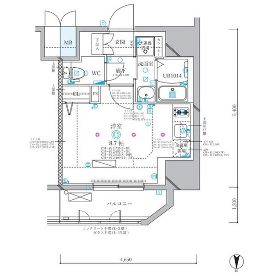 【間取り】 | ディアレイシャス名古屋浄心Ⅱ